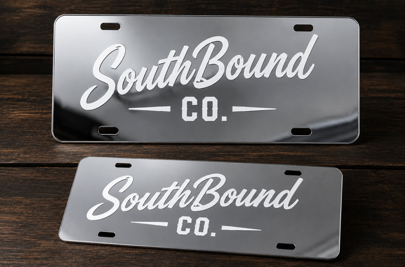SouthBound License Plate