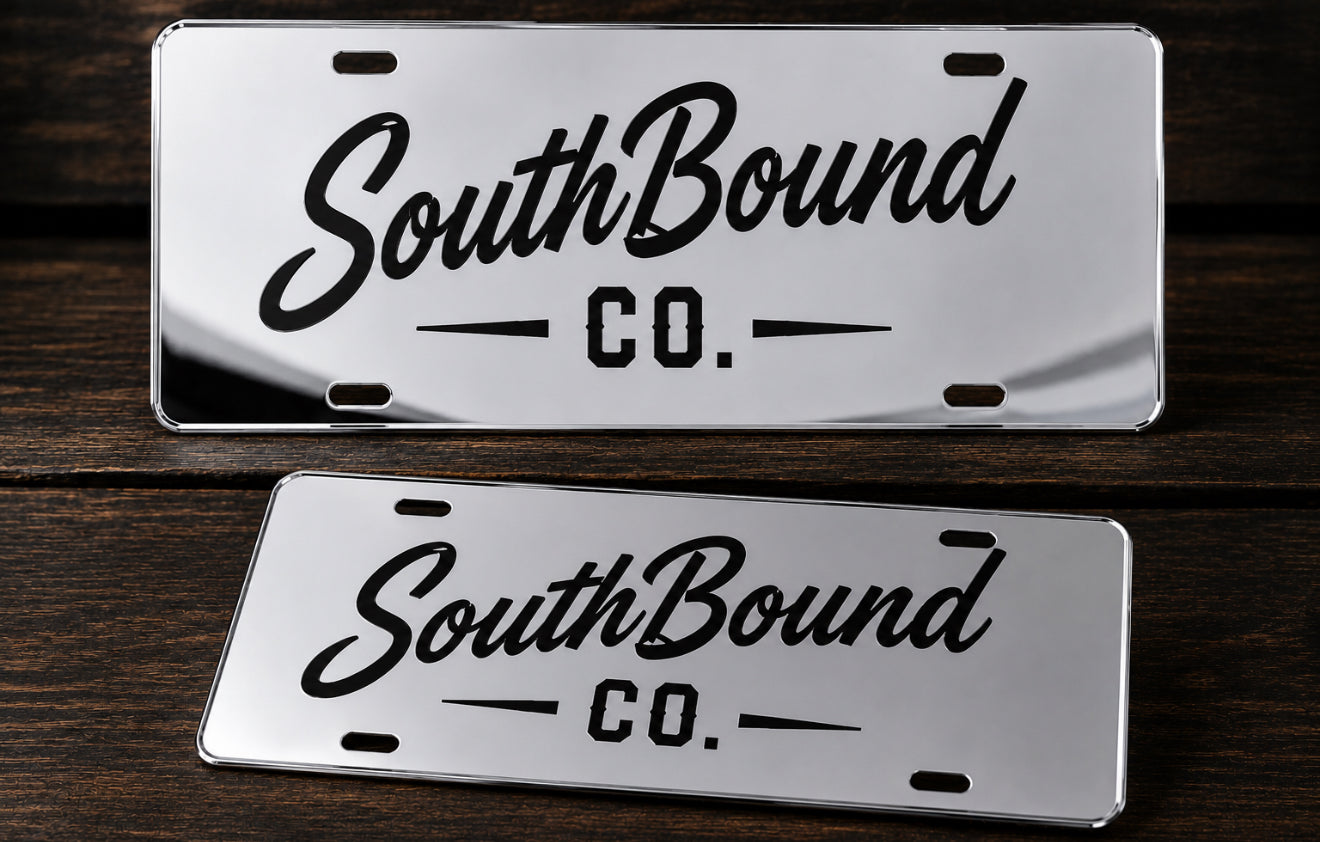 SouthBound License Plate